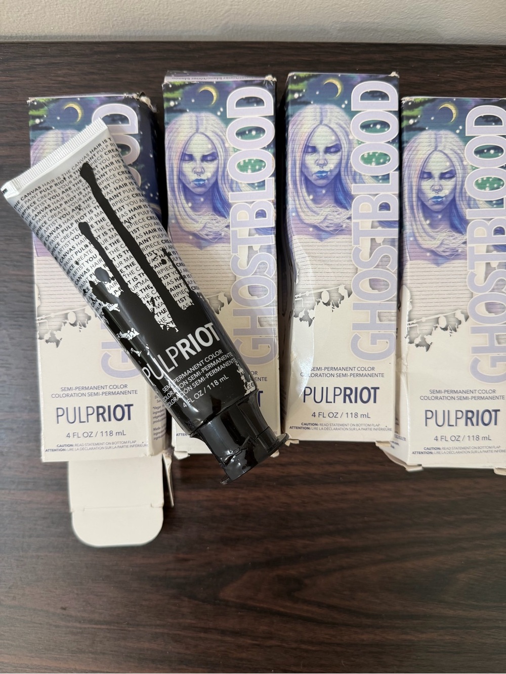 Pulp Riot Ghostblood Hair Color 4oz NEW Unopened Semi Permanent Professional Dye